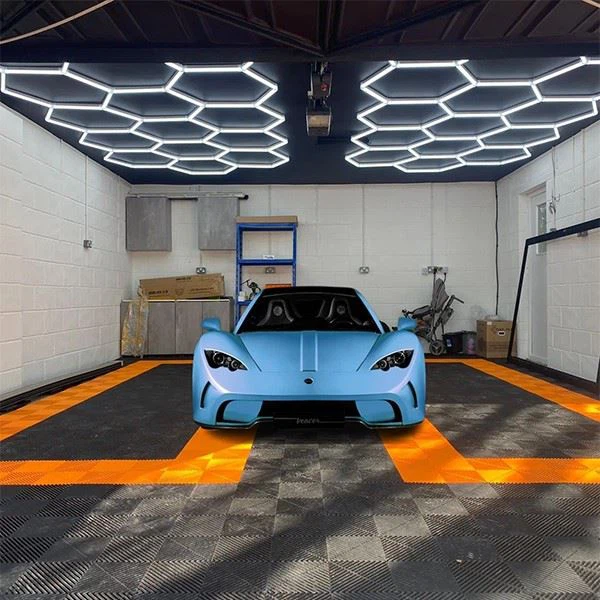 hexagon neon lights